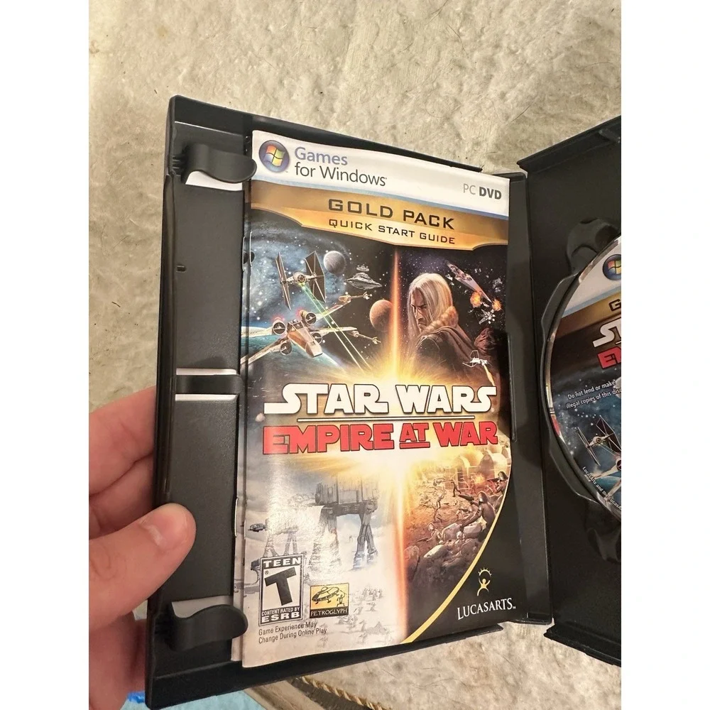 Star Wars: Empire at War Gold Pack Gold Edition PC DVD-ROM w/ Manual LucasArts